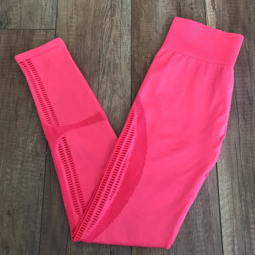 Demi Lovato Dani High Waisted 7/8 Tight Coral NWT